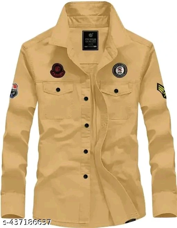 Elixir fire double Pocket cottten cargo shirt.