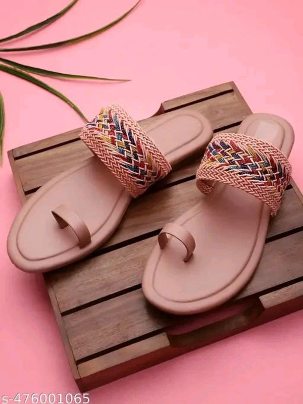 Zoyi Ethnic Look Flats || Made In INDIA
