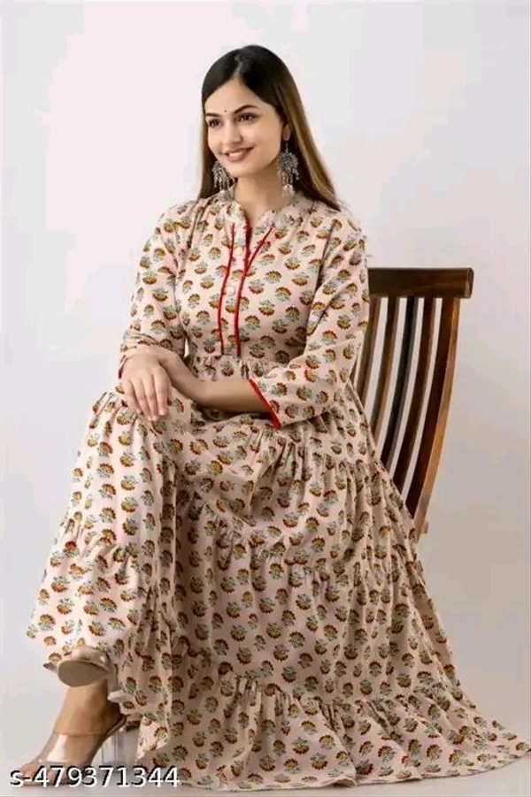 NEW LOOK KURTA/Classic Designer Women kurta/tranding gown/letest kurta/flower gown/new look kurta/winter gowns/partywear gown/causel gown/festive gown/ewdding gown/office gown/daily use gown/flower long gown