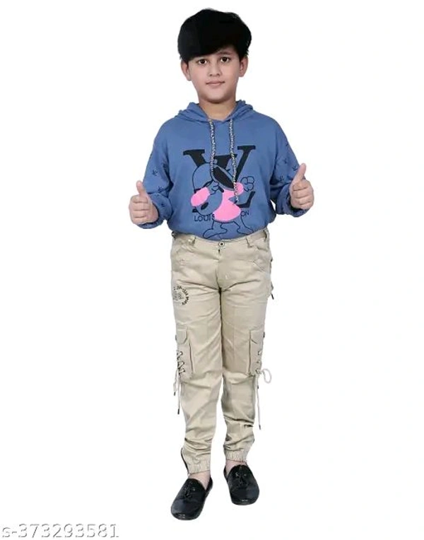 Military Boys Track Pant Stylish Six Pocket Boys Cargo Jeans Pant / Kids Denim Jogger  Denim Jeans Pant