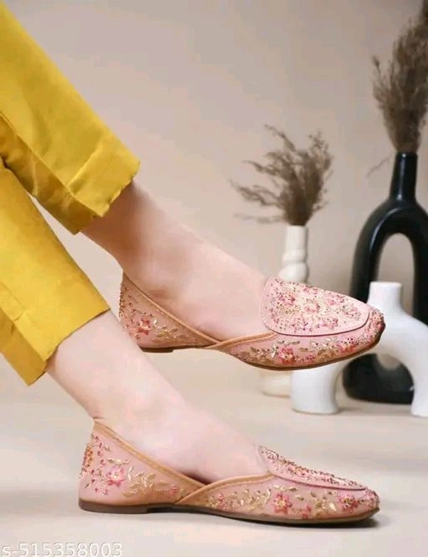 JM Looks Trendy Women’s Embroidered Ethnic Juttis | Comfortable & Stylish Punjabi Juttis for Casual & Party Wear