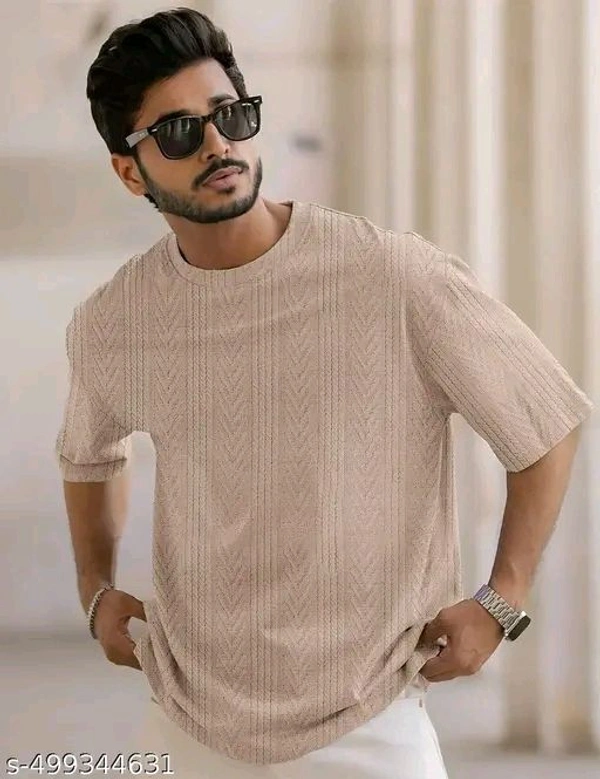 Force Men Solid Casual Skin T-Shirt