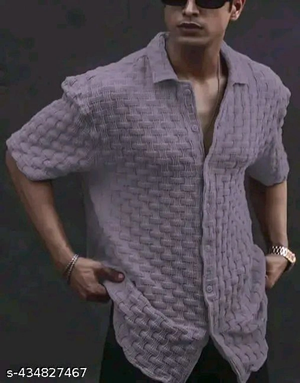 Men’s Popcorn Shirt | Classic Modern Shirt for Men | JD Textile Premium Shirt | Stylish Casual Shirt | Trendy Popcorn Texture Shirt | Premium Quality Men’s Shirt |*