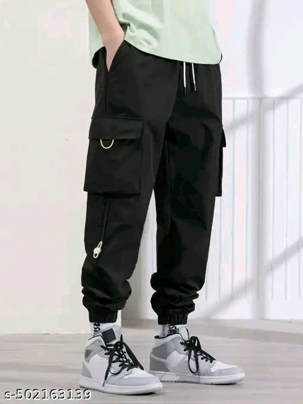  *Unisex Baggy Fit Cargo Pants with Adjustable Drawstring*