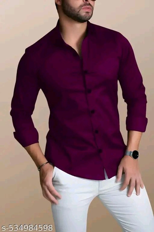 *MACSAM Premium Stylish Shirts For Men - WINE*