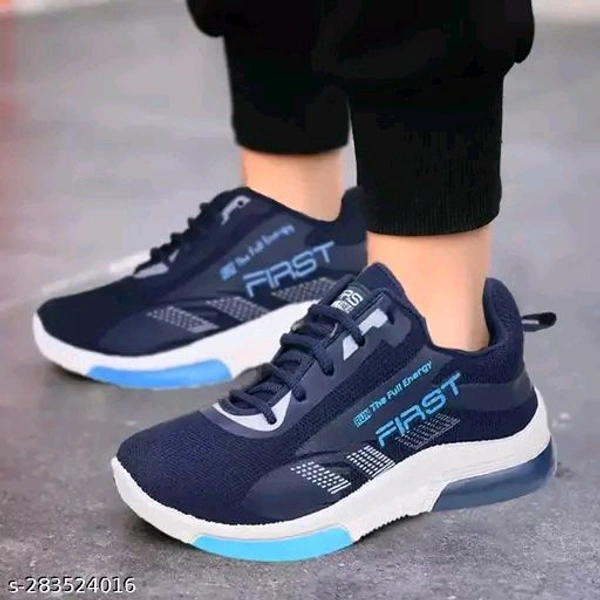 *Navy Blue Unisex Kids Boys & Girls Sports Shoe |Running, Walking, All Day Casual Wear*