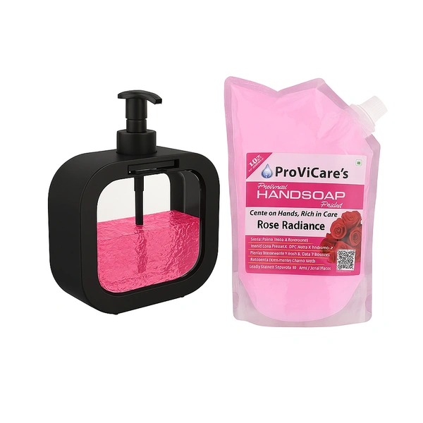 Handwash Dispenser + Handwash Liquid - 500 ML