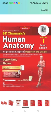 Human Anatomy BD Chorasiya 10th Edition 2025