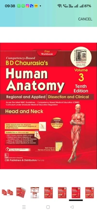 Human Anatomy BD Chorasiya 10th Edition 2025