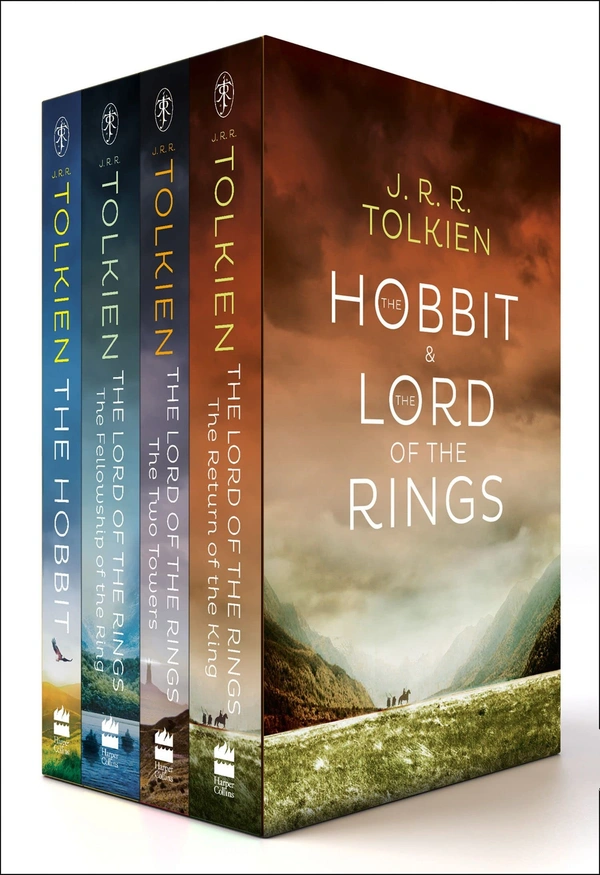 The Hobbit & The Lord of the Rings Boxed Set (with box Book Set 1-4 Part)
