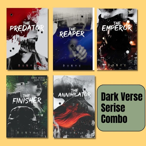 The Predator, The Reaper, The Emperor, The Finisher, The Annihilator (5 book combo set) Dark Verse by RunyX