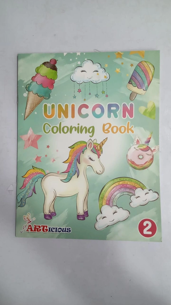 UNICORN COLORING BOOK 1