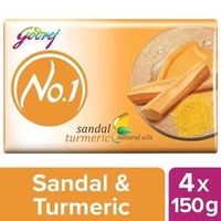 GODREJ NO.1 SOAP SANDAL TURMERIC (SABUN) - 5 PIECE