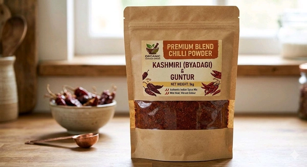 Kasmiri (Bydiga)+ Guntur Chilli Powder  50:50