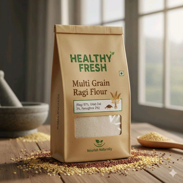 Multi Grain Ragi Flour - Freshly Milled - 2kg