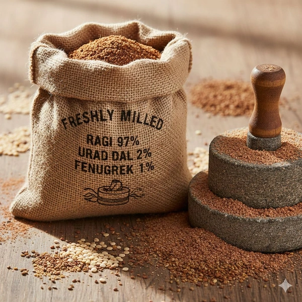 Multi Grain Ragi Flour - Freshly Milled - 5kg