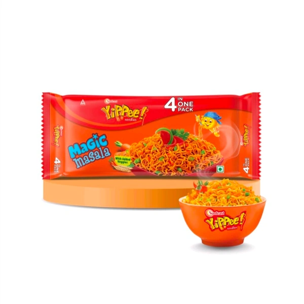 Yippee Magic Masala Instant Noodles with Added Veggies (280g) - 2x280g