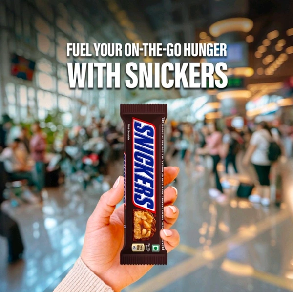Snickers Peanut Nougat & Caramel Filled Bar 40 g - 40g