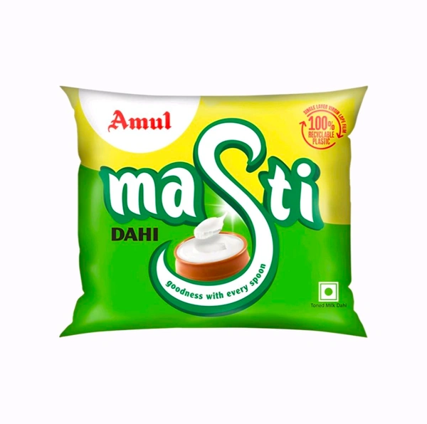 Amul Masti Pouch Curd - 1Kg