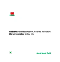 Amul Masti Pouch Curd - 1Kg