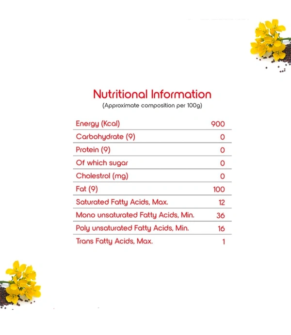 Fortune Premium Kachi Ghani Pure Mustard Oil (910 g) - 910gm