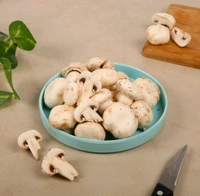 Fresh Button Mushroom (Alimbi) - 400gm