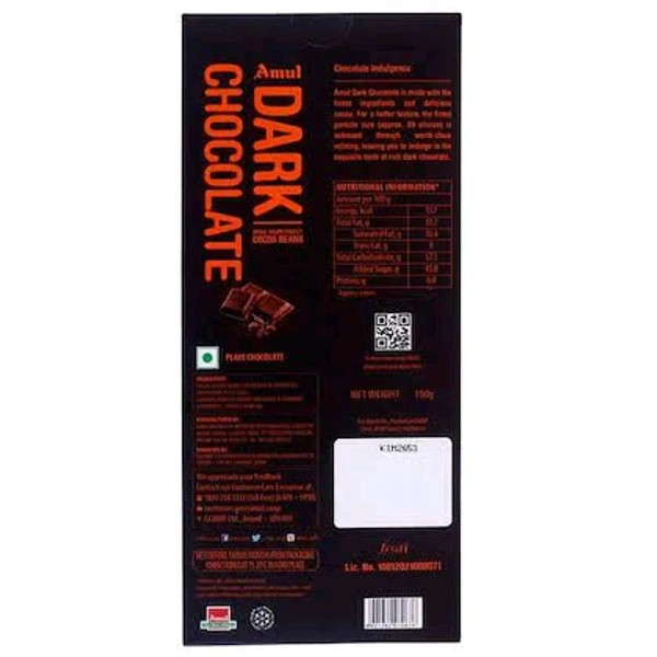 Amul CHOCOLATE DARK - 150g