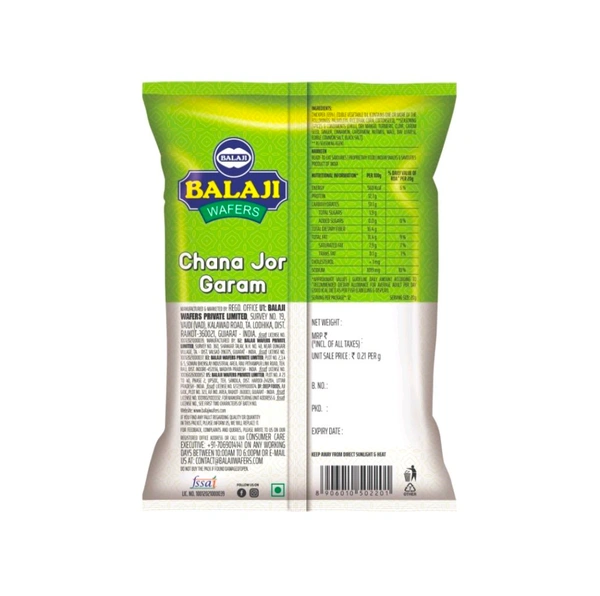 Balaji Wafer Chana Jor, Garam - 230g
