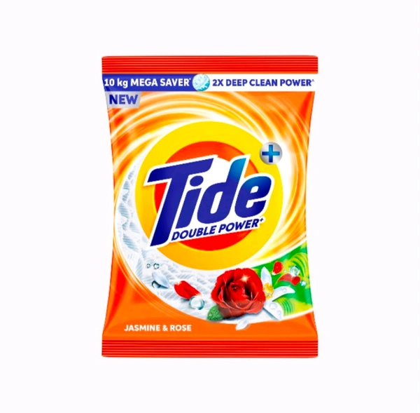 Tide Plus Double Power Washing Detergent Powder (Jasmine & Rose) - 10.kg