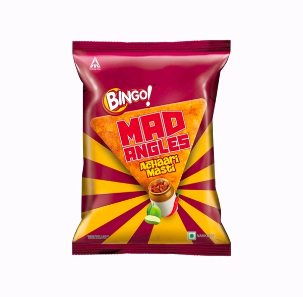 Bingo Mad Angles Achaari Masti Crisps - 2 x 60 g