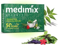 Medimix Ayurvedic Soap With 18 Herbs - Pack of 3 - 3 x 125 g