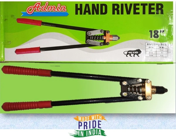 Admin - Lazy Tong Rivet Gun Scissor Type(Brass) 18" | Made In India - Scissor/ Bolt Cutter Type