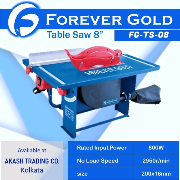 Forever Gold 8" Table Saw  800W