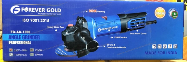 Forever Gold - Angle Grinder 4" (1350W) - 4"