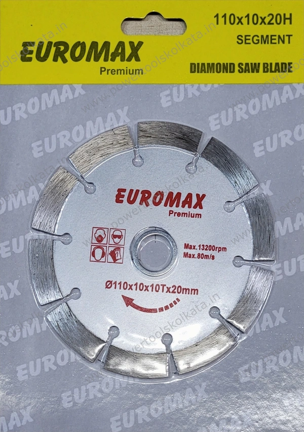 Euromax - Diamond Saw Blade - 4" (10Mm) - 4" (10MM)