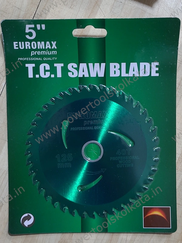 Euromax PR - Tct Circular Saw Blade 5" - 5" X 40T Premium - Green, 5" x 40T Premium