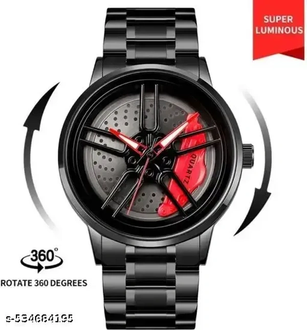 Car wheel 360 rotating watch - free size