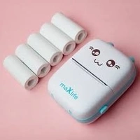 Walkprint Mini Bluetooth Printer, Inkless Thermal printing iOS & Android - free size