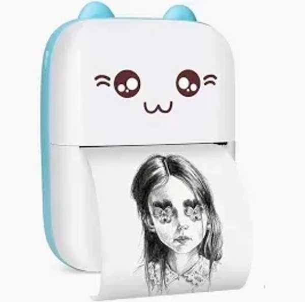 Walkprint Mini Bluetooth Printer, Inkless Thermal printing iOS & Android - free size