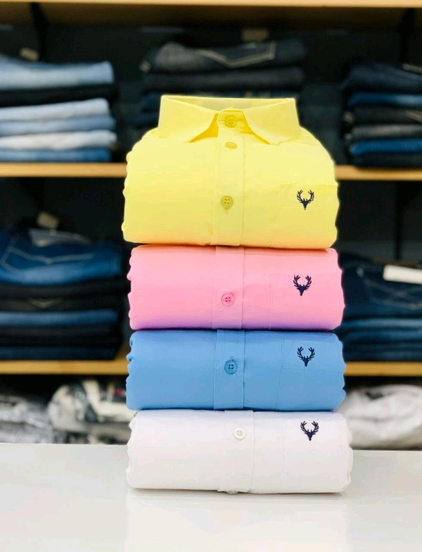 Cotton Shirt 4 Piece Combo - L