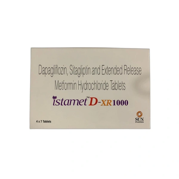 Rx ISTAMET D XR 1000-1X7 TABLETS - 1X7 TABLETS