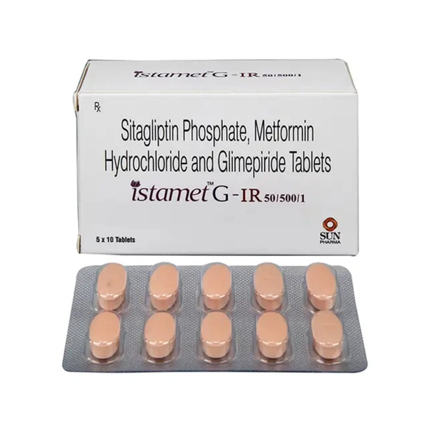 Rx ISTAMET G IR 50/500/1-1X10 TABLETS - 1X10 TABLETS