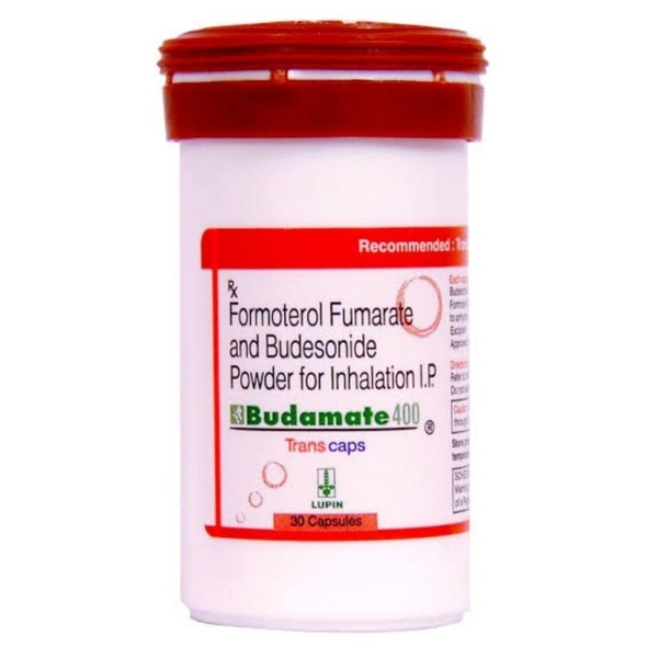 Rx BUDAMATE 400 TRANSCAPS-30 CAPSULES - 30 CAPSULES