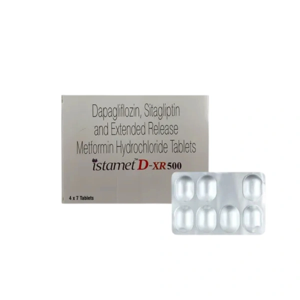 Rx ISTAMET D XR 500-1X7 TABLETS - 1X7 TABLETS
