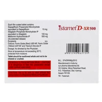 Rx ISTAMET D XR 500-1X7 TABLETS - 1X7 TABLETS