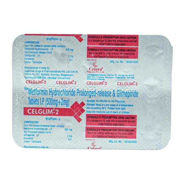 Rx CELGLIM 2-1X10 TABLETS - 1X10 TABLETS