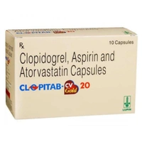 Rx CLOPITAB CV GOLD 20-1X10 CAPSULES - 1X10 CAPSULES