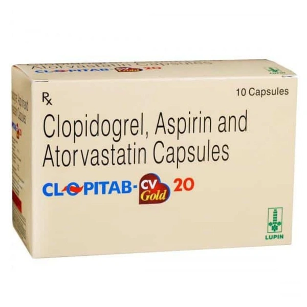 Rx CLOPITAB CV GOLD 20-1X10 CAPSULES - 1X10 CAPSULES