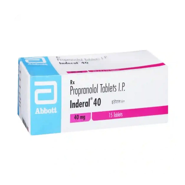 Rx INDERAL 40 - 1X15 TABLETS - 1X15 TABLETS