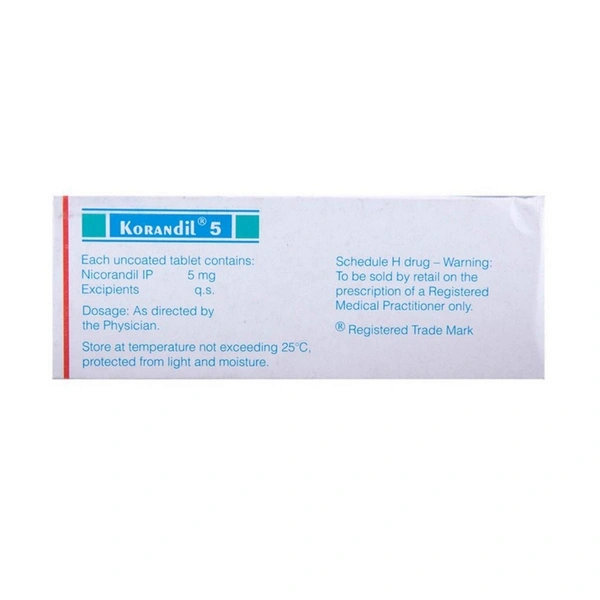 Rx KORANDIL 5 - 1X10 TABLETS